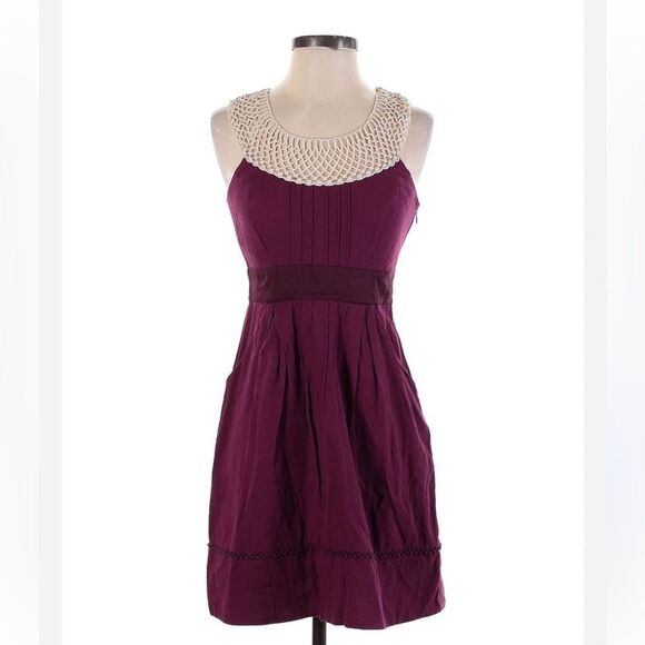 Anthropologie Floreat Cotton Sleeveless Dress Size 10 - Picture 1 of 5